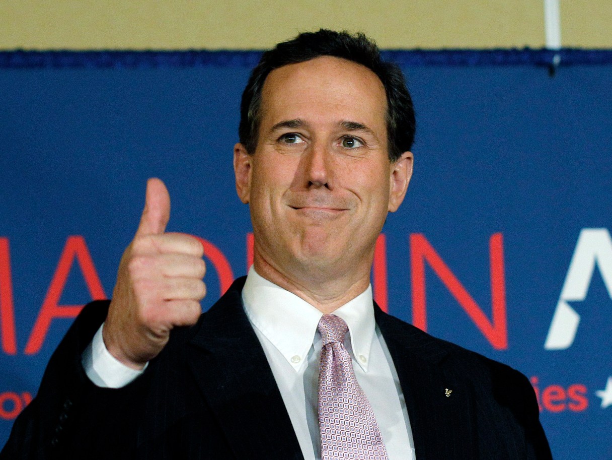 santorum-says-romney-flawed-front-runner