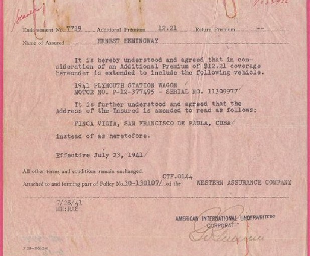 new-hemingway-artifacts-cuba-jfk-library
