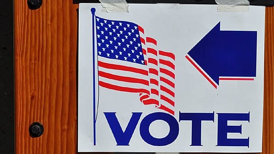 Election, vote, voting tile