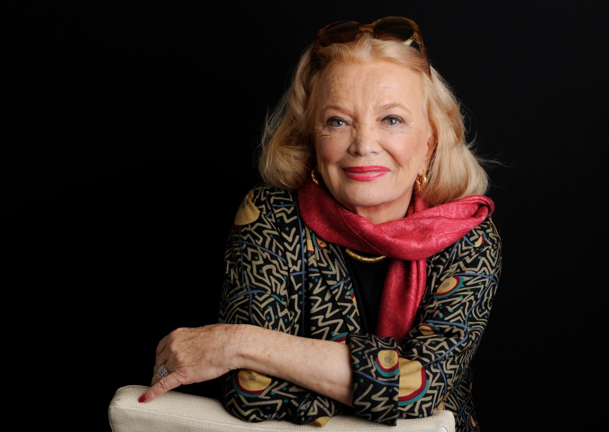In this Thursday, Dec. 4, 2014 photo, actress Gena Rowlands poses for a portrait at the London West Hollywood hotel in West Hollywood, Calif. The Oscar-nominated actress Rowlands stars in “Six Dance Lessons in Six Weeks,” a screen adaptation of the stage play, which opens in cinemas this weekend. (Photo by Chris Pizzello/Invision/AP, File)