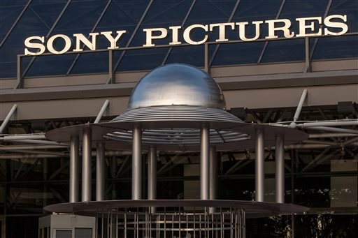 This Dec. 19, 2014, file photo shows an exterior view of the Sony Pictures Plaza building in Culver City, Calif.