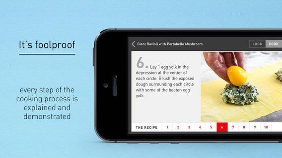 › What you get: The brainchild of Israeli celebrity chef Meir Adoni, "Look & Cook" bills itself as "the most gorgeous cooking app." Each of the 50-odd recipes is presented via an elegantly simple interface of swipeable cards packed with photos and beginning with an overview of the dish and its ingredients (the "look") followed by a step-by-step list of instructions (the "cook"). A the end of each recipe, a "tools" section offers links to purchase the equipment the chef recommends for preparing the dish.› Price: Free (Android/iOS)› In-app purchases: None