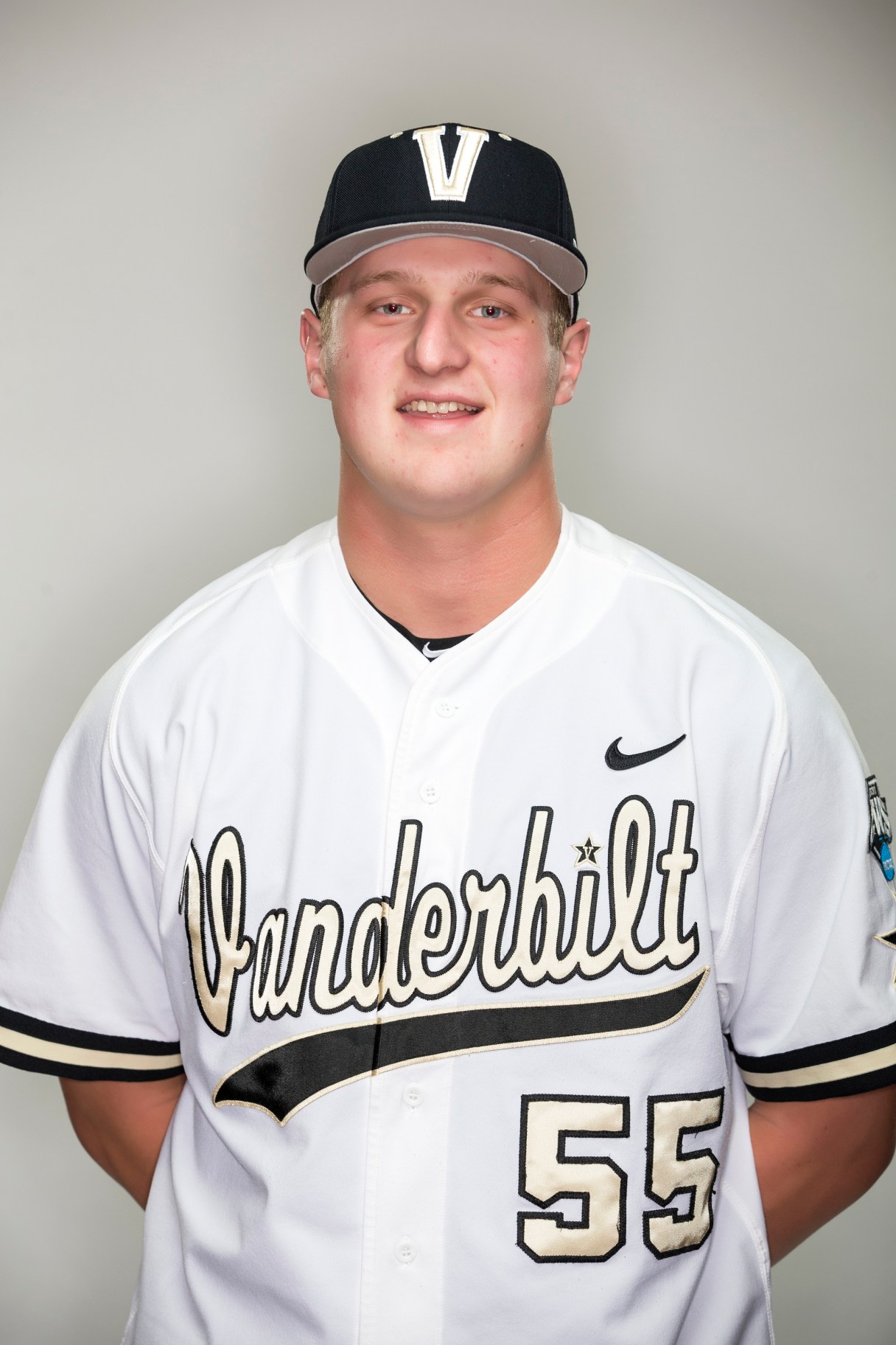 This November 2015 photo provided by Vanderbilt University shows freshman pitcher Donny Everett. Officials report Everett drowned Thursday, June 2, 2016, while fishing in Tennessee. He was 19. (Joe Howell/Vanderbilt University via AP)