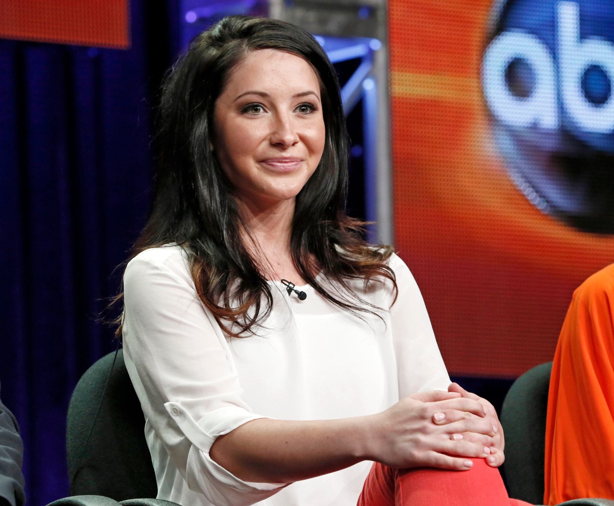 FILE - In this July 27, 2012 file photo, Bristol Palin attends the "Dancing with the Stars: All Stars" panel at the Disney ABC Television Critics Association session in Beverly Hills, Calif. Palin has tied the knot with the father of her second child born out of wedlock, Dakota Meyer. The Palin family's attorney pointed to an "Entertainment Tonight" online story Wednesday, June 8, 2016, announcing Bristol Palin married her former fiance, Medal of Honor winner Meyer. (Photo by Todd Williamson/Invision/AP, File)