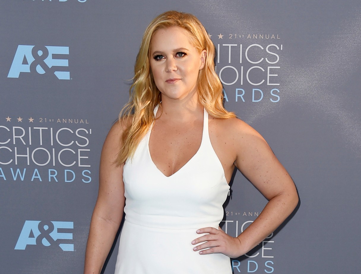 FILE - In this Jan. 17, 2016, file photo, Amy Schumer arrives at the 21st annual Critics' Choice Awards in Santa Monica, Calif. Schumer called out critics who slammed her potential casting as Barbie in an upcoming live-action film based on the Mattel doll. Schumer posted a picture of herself in a swimsuit on Instagram Tuesday, Dec. 6, 2016. She says those who attempted to fat shame her have failed because she knows she’s not fat and has “zero shame” in her game. (Photo by Jordan Strauss/Invision/AP, File)