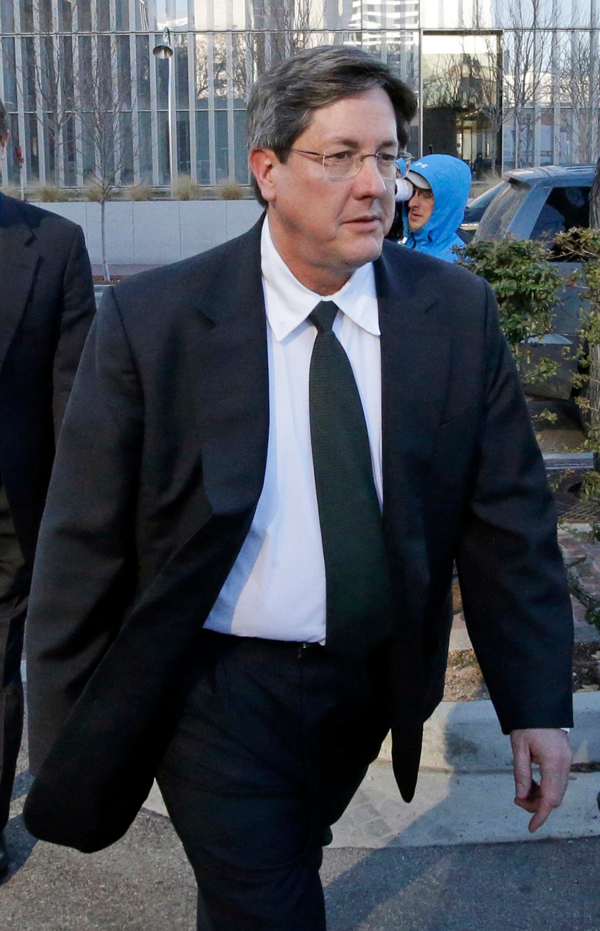 FILE - This Jan. 21, 2015 file photo, Lyle Jeffs leaves the federal courthouse in Salt Lake City. Jeffs, a polygamous sect leader who was recently caught after being on the run for a year is asking for more time to prepare for trial so his attorneys can determine if he suffered brain injuries in two past accidents. (AP Photo/Rick Bowmer, File)
