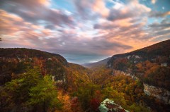 "Throwback to fall because I'm missing these colors," reads the post for this shot at Cloudland Canyon State Park. (Photo by Daniel Janeway)