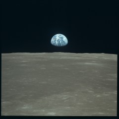 A photo provided by NASA shows Earth as seen from the Apollo 11 lunar mission in July 1969. Could a "moon shot" for climate change cool a warming planet? Fifty years after humans first left bootprints in the lunar dust, it's an enticing idea. The effort and the commitment of brainpower and money, and the glorious achievement itself, shine as an international example of what people can do when they set their minds to it. The spinoff technologies ended up affecting all of our lives. (NASA via The New York Times)