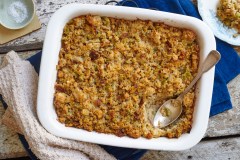 Melina Hammer / The New York Times / A traditional Southern cornbread dressing.
