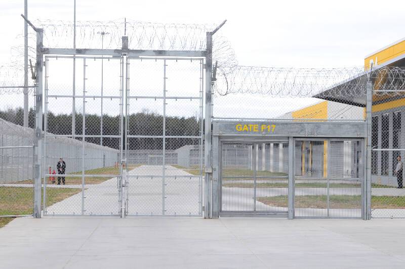 Staff file photo by Tim Barber / A corrections guard stands on the yard at the Bledsoe County Correctional Complex in this 2012 file photo.