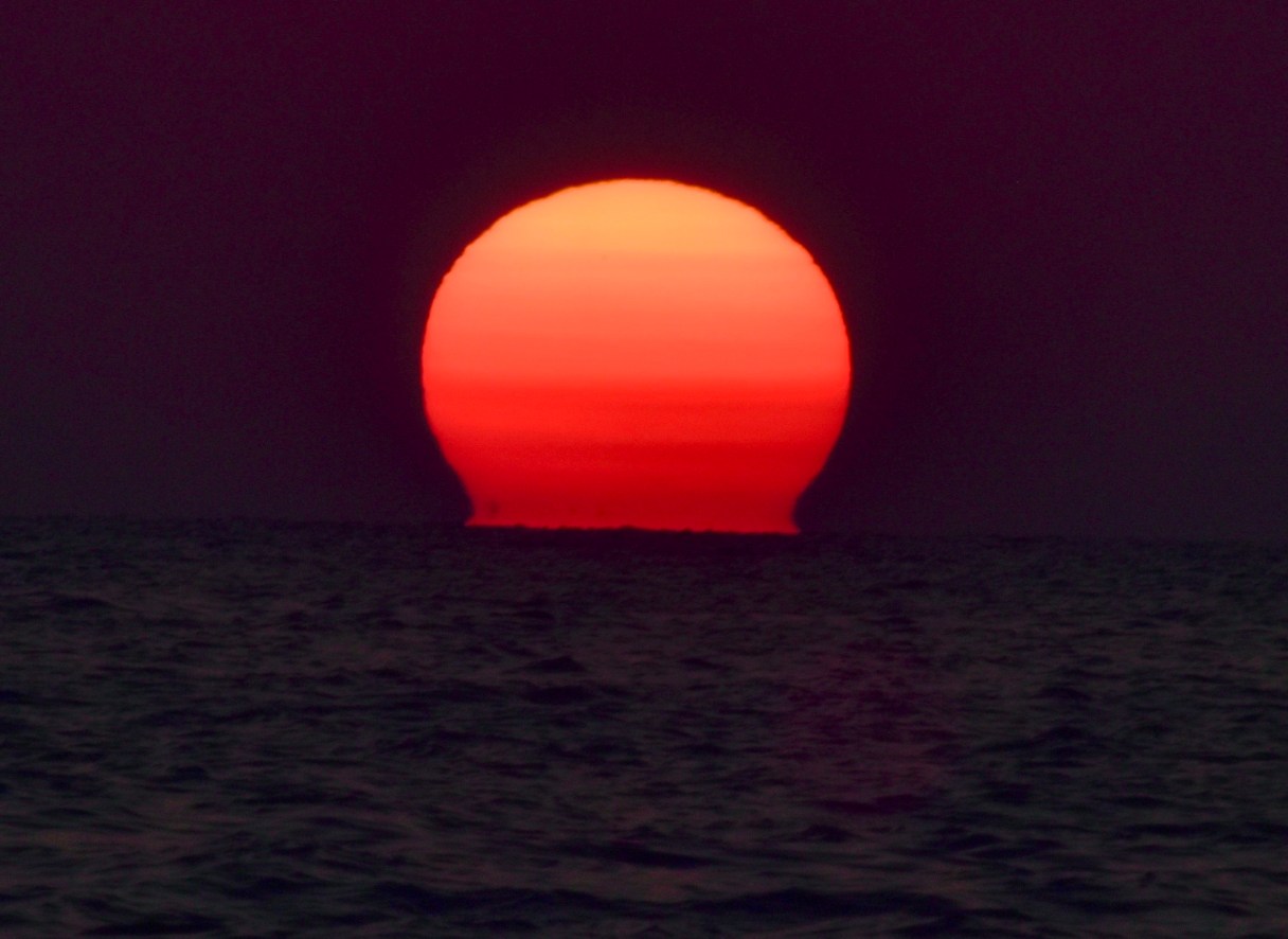 A sunset is seen at Cape San Blas, Florida, on August 6, 2020. / Staff photo by Jay Greeson