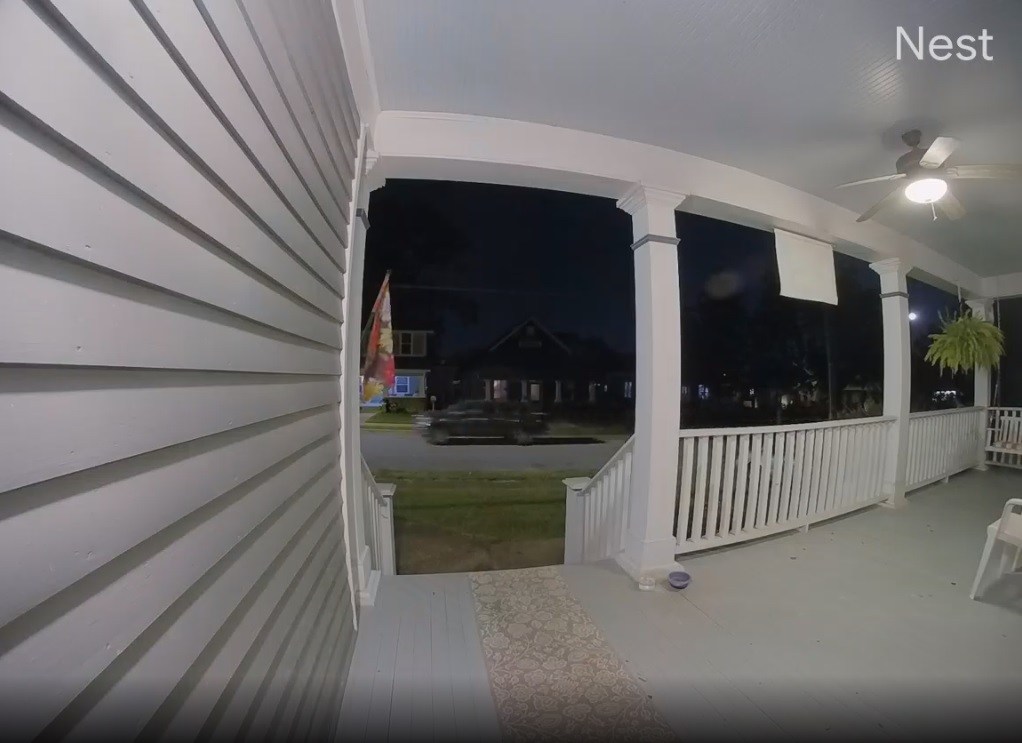 Chattanooga police provided this video of what they say is a vehicle theft in progress, seen from surveillance camera at a neighbor's house.