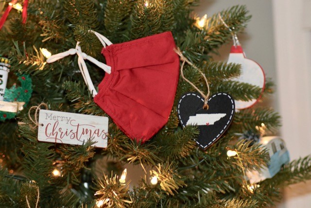 Place a mask on your Christmas tree to remember 2020. / Contributed photo by Keeling Kennedy
