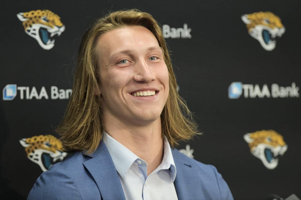 Clemson quarterback Trevor Lawrence was selected No. 1 overall in the 2021 NFL Draft by the Jacksonville Jaguars. / Photo by TNS