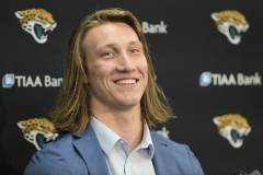 Clemson quarterback Trevor Lawrence was selected No. 1 overall in the 2021 NFL Draft by the Jacksonville Jaguars. / Photo by TNS