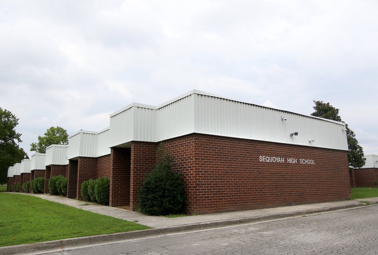 Staff photo by Erin O. Smith / Sequoyah High School, located at 9517 Ridge Trail in Soddy-Daisy, Tennessee, was photographed on Thursday, July 18, 2019.