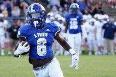 Staff file photo / Red Bank defensive back Reco Trimble (6) was one of four Lions selected to Murphy Fair's preseason all-state team for TSSAA Class 4A.