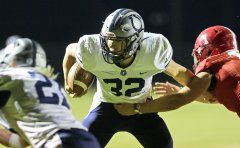 Staff photo by Robin Rudd / Tyler Locklear, Coahulla Creek's leading rusher last season, returns this year for a more experienced team.