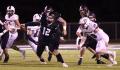 Staff photo by Robin Rudd / Former quarterback Chase Watkins (12) will be a big part of Ridgeland's new offense, now as a running back, as the Panthers try to get back to the playoffs after a one-win season in 2020.