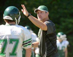 Staff file photo / Murray County football coach Chad Brewer is counting on a slew of new starters to benefit from being thrust into bigger roles last season when more experienced players had to sit out due to coronavirus protocols.
