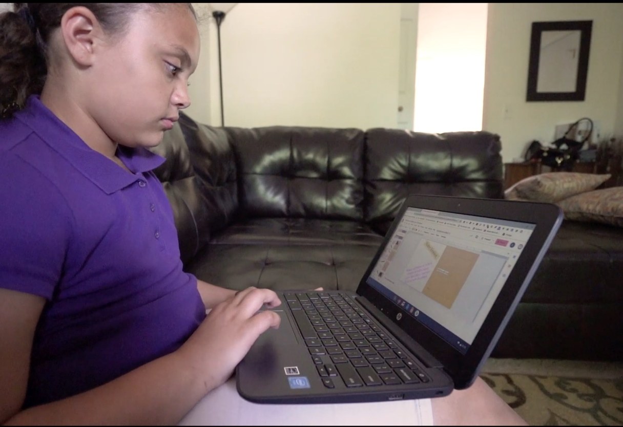 Contributed photo by Gabrielle Chevalie / Preliminary research on Hamilton County Schools' EdConnect program shows that free internet at home increases parental engagement for low-income families.