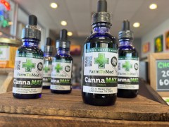 Photo contributed by Jo Kibble / FarmtoMed’s CBD tinctures are made using organic plants grown in Tennessee.