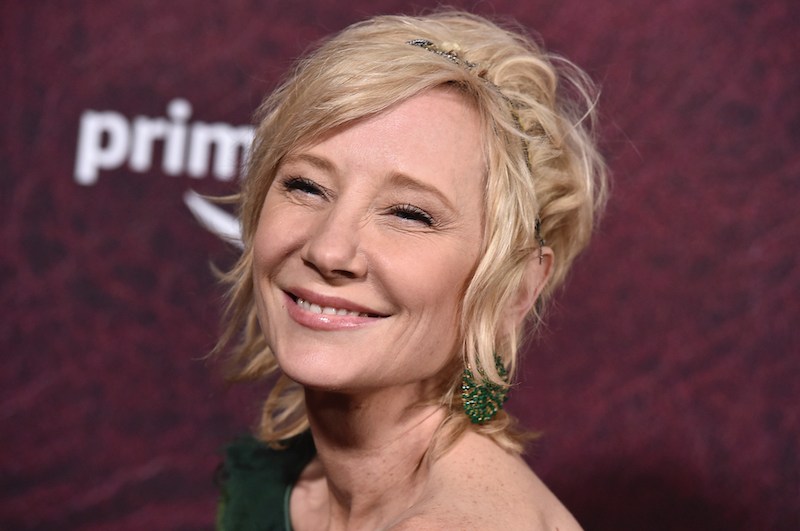 Anne Heche arrives at the premiere of "The Tender Bar" on Dec. 12, 2021, at the TCL Chinese Theatre in Los Angeles. Heche was in the hospital Saturday, Aug. 6, 2022, following an accident Friday in which her car smashed into a house and flames erupted, a representative for the actor told People magazine. (Photo by Jordan Strauss/Invision/AP, File)