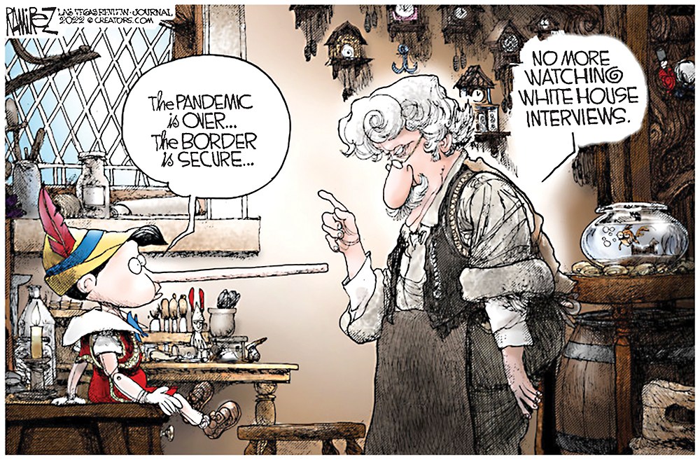 Pinocchio - Cartoon by Michael Ramirez