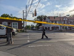 Staff file photo by Tierra Hayes / The Chattanooga Police Department investigate near the 2100 block of McCallie Ave following a shooting on June 5, 2022, in Chattanooga, Tenn..