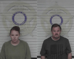 McMinn County Sheriff's Office / Brittany Branham, 28, of Athens, Tenn. and Jason L. Kennedy, 46, of Athens, Tenn.