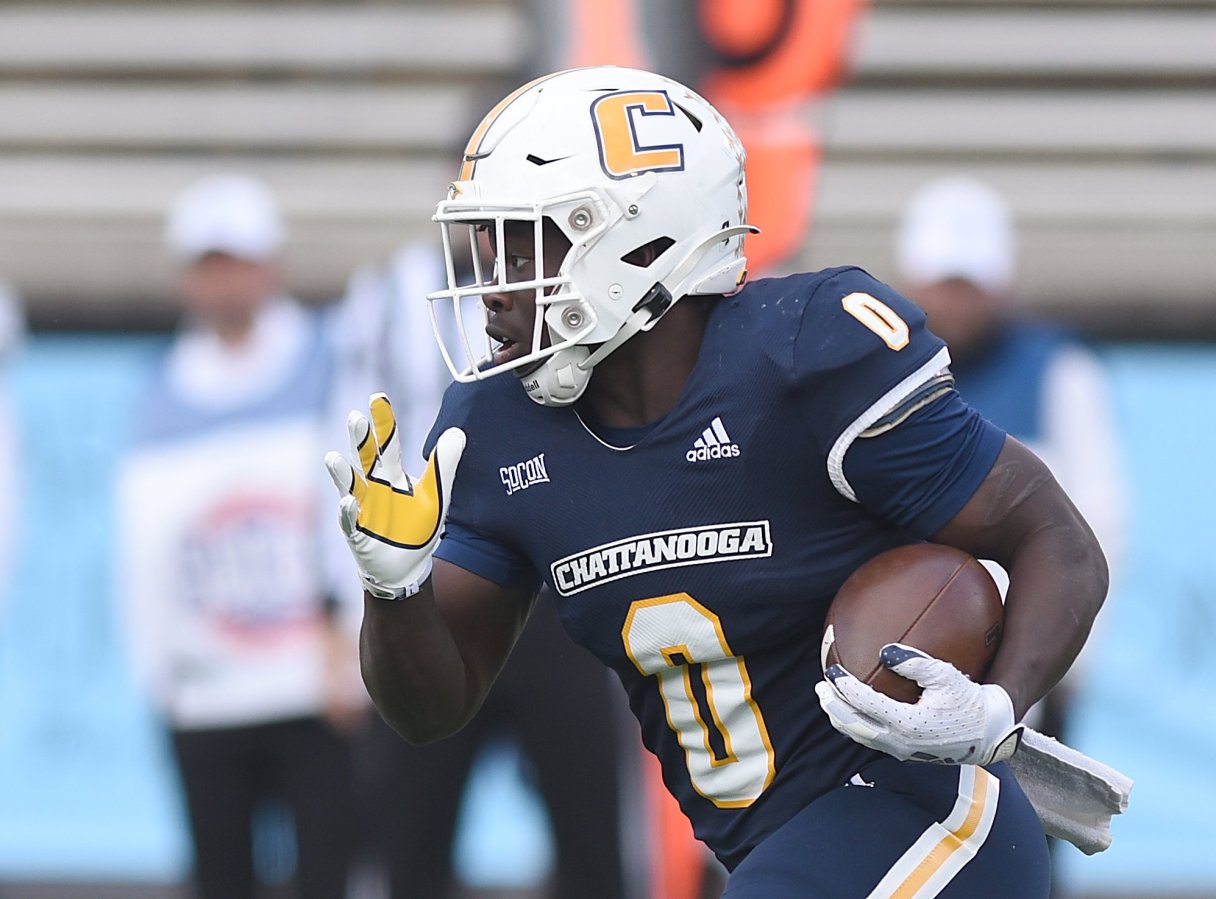 Staff file photo by Matt Hamilton / UTC running back Ailym Ford has worked his way up the rushing charts in the program's record book, but he enters his fifth season with the Mocs still seeking his first SoCon championship and playoff game.