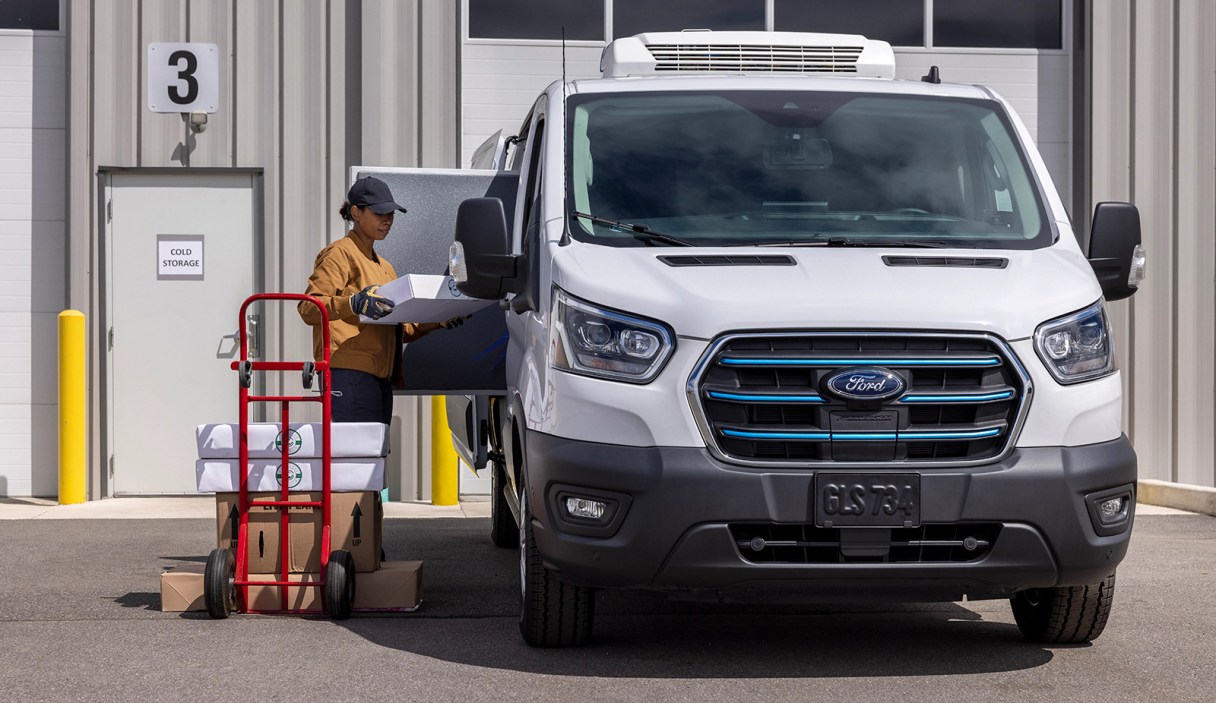 The 2024 E-Transit offers an enhanced range option up to 159 miles. (Ford Motor Co./TNS)