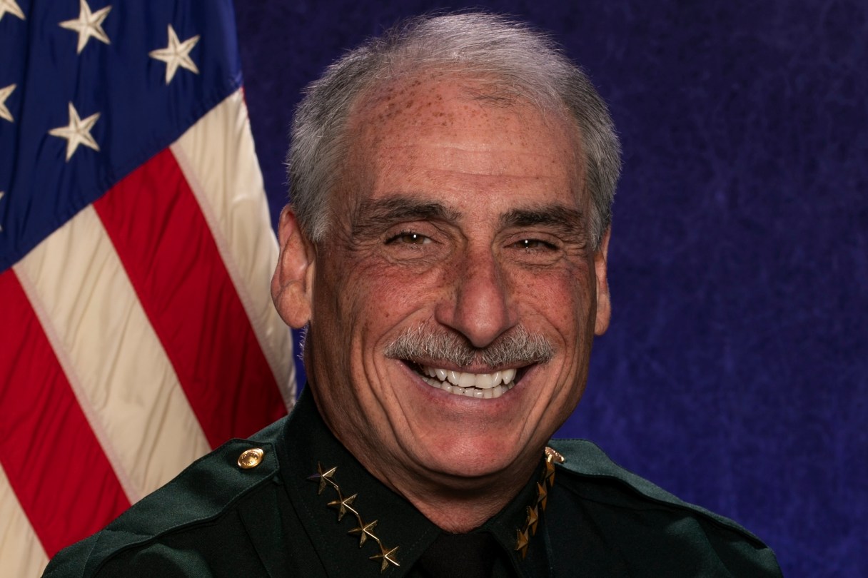 This undated photo provided by Volusia County, Fla. Sheriff office shows Volusia County Sheriff Michael J. Chitwood (Volusia County, Fla. Sheriff office via AP)