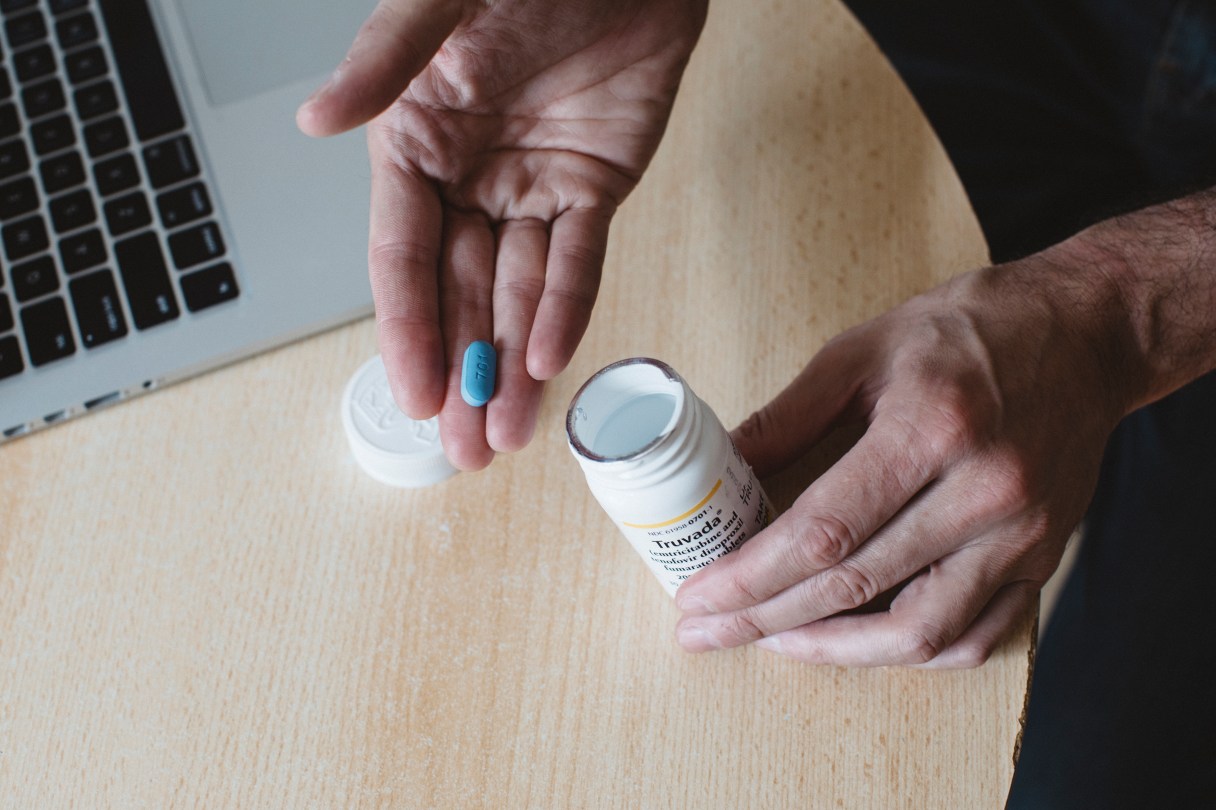 A dose of Truvada, the HIV-preventative drug, in New York, on July 17, 2019. (Celeste Sloman/The New York Times)