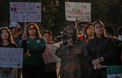 About 400 Hispanics attended the Immigration Rally at Centennial Park on February 3, 2025.Photographs by John Partipilo/ Tennessee Lookout ©2025