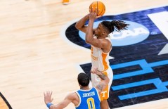 Tennessee Athletics photo by Andrew Ferguson / Senior guard Chaz Lanier has scored 29 and 20 points during Tennessee's first two NCAA tournament wins over Wofford and UCLA, and he was 10-of-18 from 3-point range during those two games.