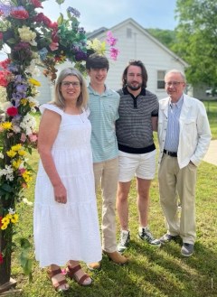 Contributed Photo / From left, Wetherly, Brooks, Keeling and Mark Kennedy.