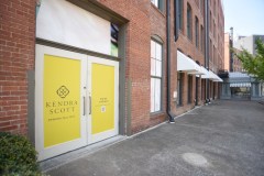 Staff photo by Matt Hamilton / The location of the new Kendra Scott jewelry store at Warehouse Row is pictured Sept. 15, 2025.
