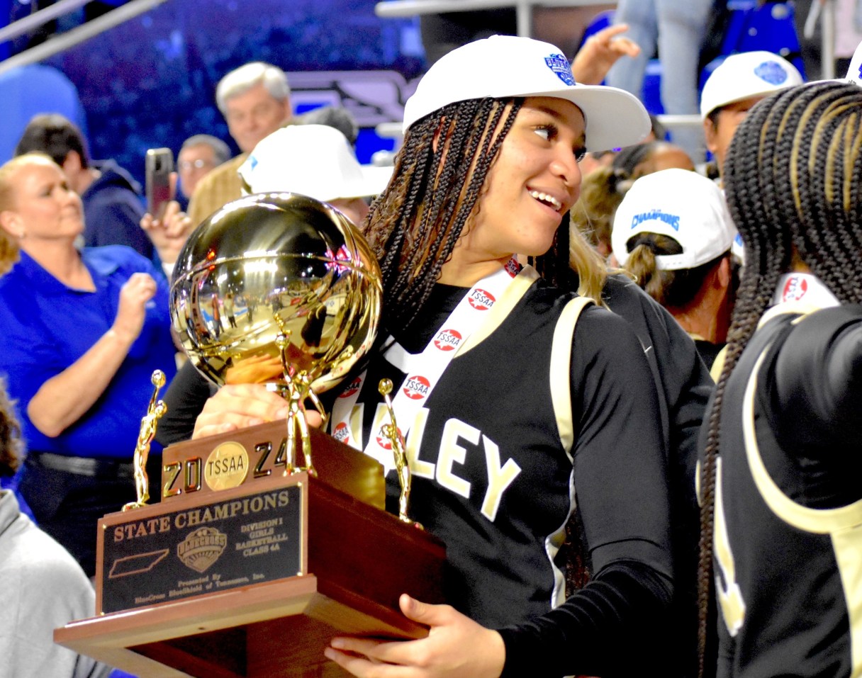 Staff file photo by Patrick MacCoon / Bradley Central senior Kimora Fields has helped lead the nationally renowned Bearettes to three straight TSSAA Class 4A state titles, and the Clemson signee will be aiming for a fourth in her final prep basketball season.