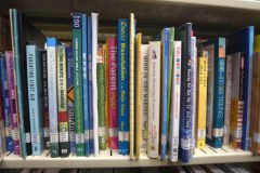 Staff photo by Matt Hamilton / Books are seen at the Cleveland Bradley County Public Library in Cleveland, Tenn. Four school librarians addressed the Hamilton County school board Thursday after the Tennessee legislature passed a bill expanding the eligibility requirements to become a library information specialist.