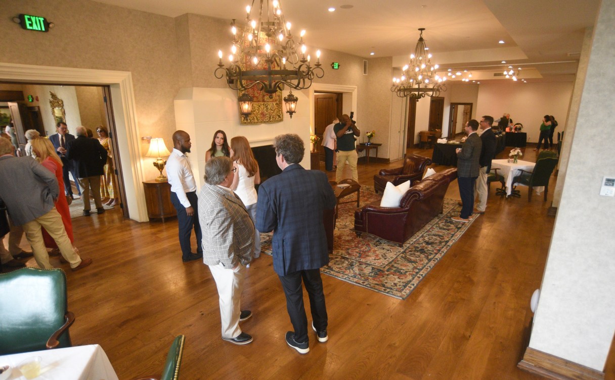 Staff file photo by Matt Hamilton / Visitors enjoy a opening event at the new location of the Mountain City Club on Friday, May 16, 2025.