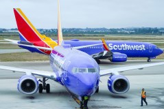 Southwest Airlines has banned “human-like and animal-like robots” from aircraft cabins. (Smiley N. Pool/The Dallas Morning News/TNS)