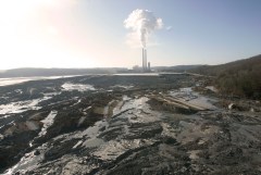 AP Photo by Wade Payne / The aftermath of a retention pond wall collapse at the TVA Kingston Fossil Plant in Harriman, Tenn., is seen on Dec. 22, 2008.