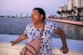 Photo by Félix Márquez / Guillermina Solano-Chala, known as Miss G, looks toward the port from the Malecon in Veracruz, Mexico, Thursday, May 14, 2026.