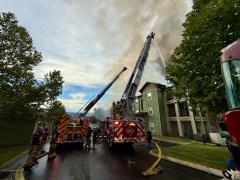 Chattanooga Fire Department / The Chattanooga Fire Department fought a three-alarm fire at the Integra Vistas apartments in Hixson on July 5, 2026.