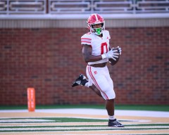 Contributed photo / Baylor senior running back David Gabriel Georges (0) did not disappoint those hoping to see his highlight-reel talent on display Friday night during the Red Raiders' preseason scrimmage at Georgia's Buford.