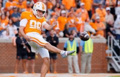 Tennessee Athletics photo / Tennessee fifth-year senior punter Jackson Ross averaged 44.0 yards per attempt last season, when he placed 51.3% of his punts inside the 20-yard line and was a Ray Guy Award semifinalist.