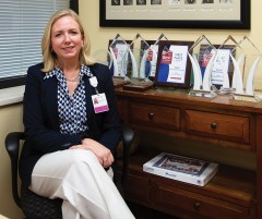Staff photo by Larry Sullivan II / Jennifer Nicely poses for a portrait inside Memorial Hospital on May 29, 2026.