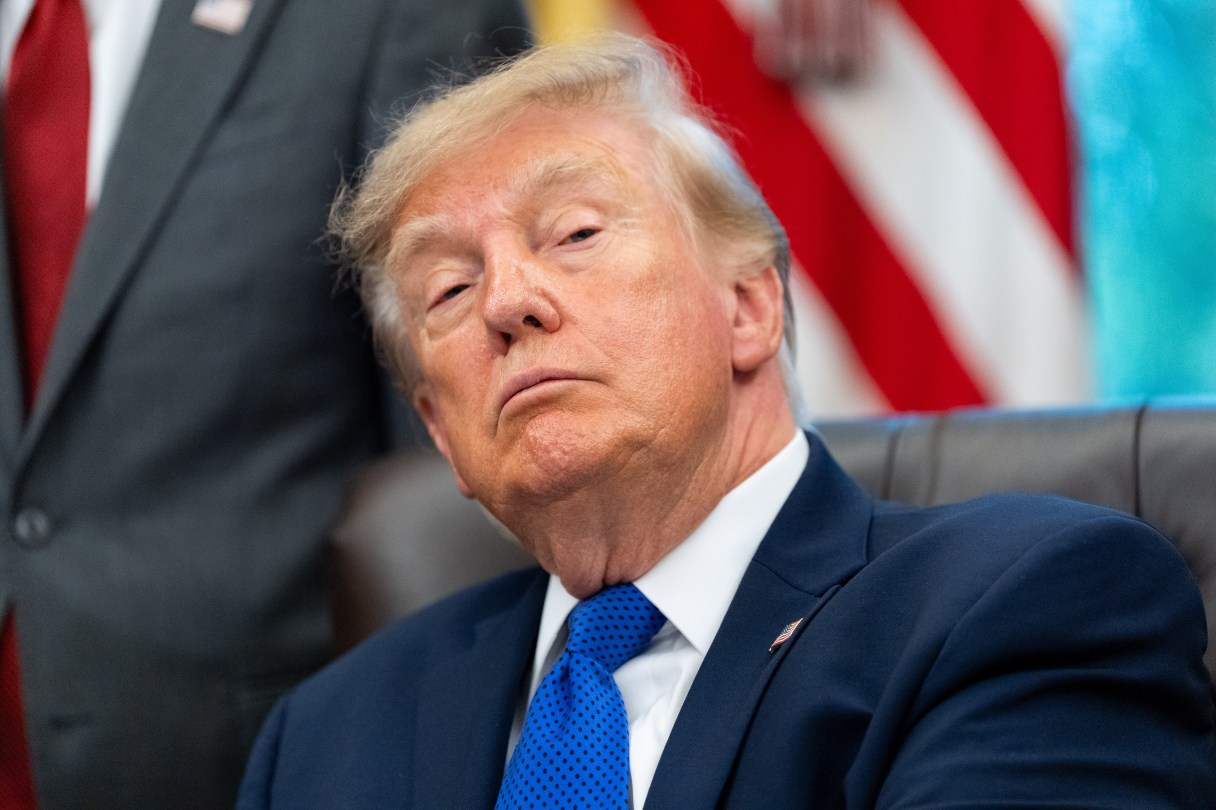AP Photo/Alex Brandon / President Donald Trump speaks in the Oval Office of the White House on Sept. 28, 2026, in Washington, D.C.