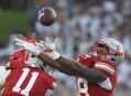 Staff File Photo by Matt Hamilton / Baylor senior linebacker Khori Faulkner, right, has been making big plays for the Red Raiders all season long. That includes recovering this turnover by visiting Brentwood Academy during the Aug. 20 opener at Heywood Stadium.
